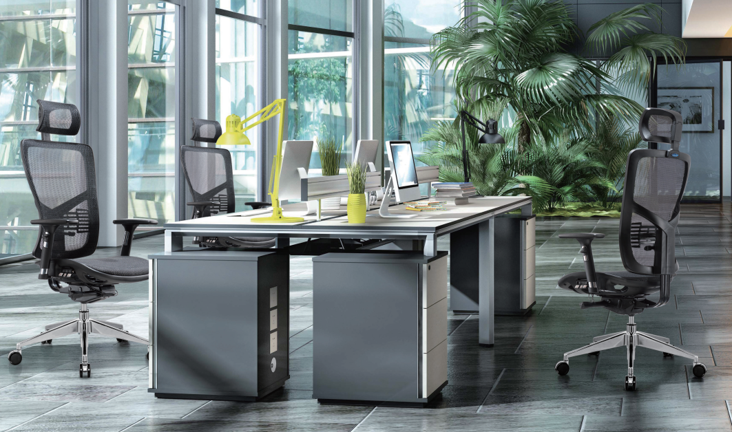 鋁合金包邊辦公桌